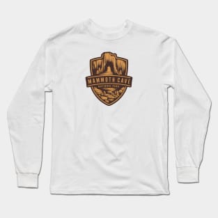 Mammoth Cave National Park Vintage Shield Long Sleeve T-Shirt